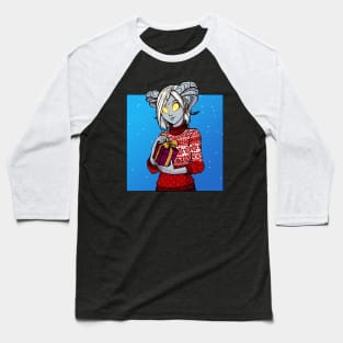 Draenei Christmas Baseball T-Shirt